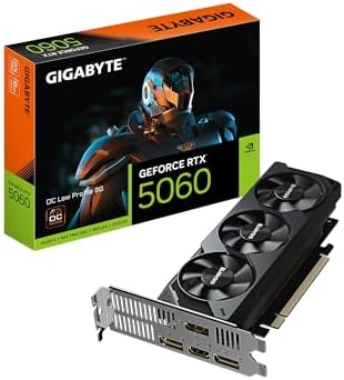 GIGABYTE GeForce RTX 5060 Gaming OC 8G Graphics Card 8GB 128 bit GDDR7  PCIe 5 0  WINDFORCE Cooling System Made by NVIDIA DisplayPort & HDMI   Video Output Interface  GV N5060GAMING OC 8GD Video Card