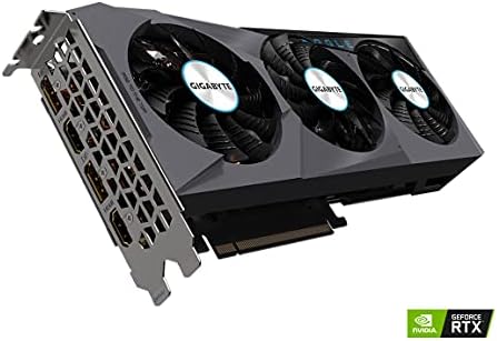 GIGABYTE GeForce RTX 3070 Eagle OC 8G  REV2 0  Graphics Card  3X WINDFORCE Fans  LHR  8GB 256 bit GDDR6  GV N3070EAGLE OC 8GD REV2 0 Video Card  Renewed 