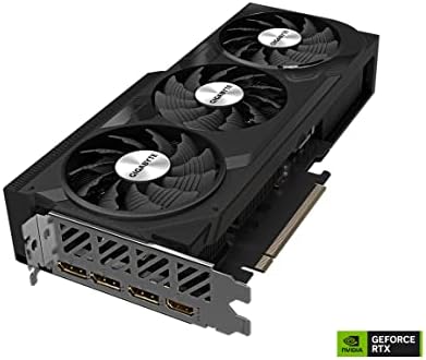 GIGABYTE GeForce RTX 4070 WINDFORCE OC 12G Graphics Card  3X WINDFORCE Fans  12GB 192 bit GDDR6X  GV N4070WF3OC 12GD Video Card