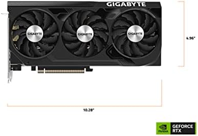 GIGABYTE GeForce RTX 4070 WINDFORCE OC 12G Graphics Card  3X WINDFORCE Fans  12GB 192 bit GDDR6X  GV N4070WF3OC 12GD Video Card