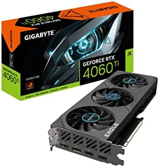 GIGABYTE GeForce RTX 5060 Ti Eagle MAX OC 8G Graphics Card  8GB 128 bit GDDR7  PCIe 5 0  WINDFORCE Cooling System  GV N506TEAGLEMAX OC 8GD Video Card