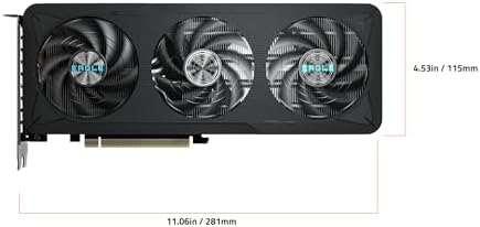 GIGABYTE GeForce RTX 5060 Ti Eagle MAX OC 8G Graphics Card  8GB 128 bit GDDR7  PCIe 5 0  WINDFORCE Cooling System  GV N506TEAGLEMAX OC 8GD Video Card