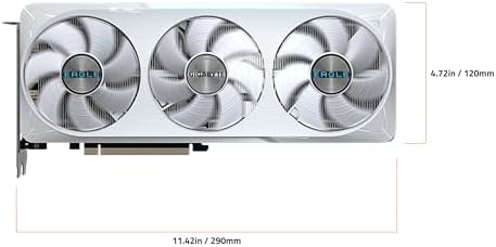 GIGABYTE GeForce RTX 5070 Eagle OC ICE SFF 12G Graphics Card  12GB 192 bit GDDR7  PCIe 5 0  WINDFORCE Cooling System  GV N5070EAGLEOC ICE 12GD Video Card  Compatible with Desktop
