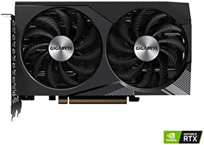 GIGABYTE GeForce RTX 3060 WINDFORCE OC 12G Graphics Card  2X WINDFORCE Fans  12GB 192 bit GDDR6  GV N3060WF2OC 12GD Video Card