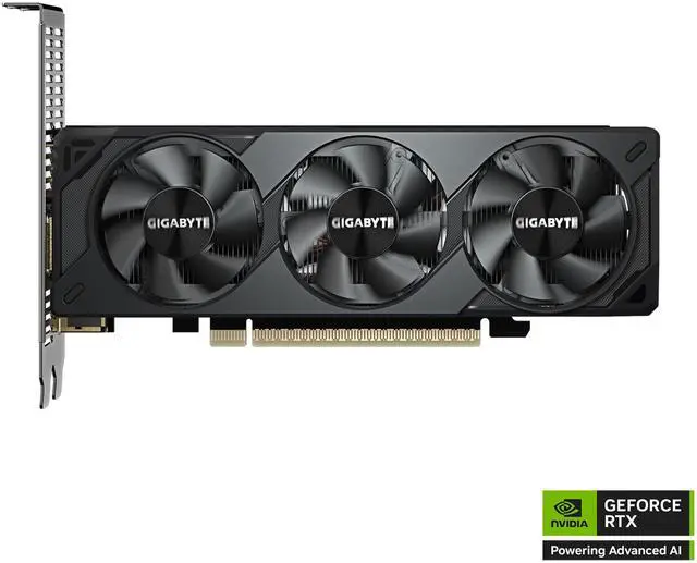 GIGABYTE Low Profile GeForce RTX 5060 8GB GDDR7 PCI Express 5 0 Low Profile Graphics Card GV N5060OC 8GL