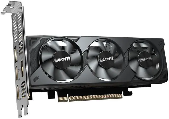 GIGABYTE Low Profile GeForce RTX 5050 8GB GDDR6 PCI Express 5 0 x8 Low Profile Graphics Card GV N5050OC 8GL