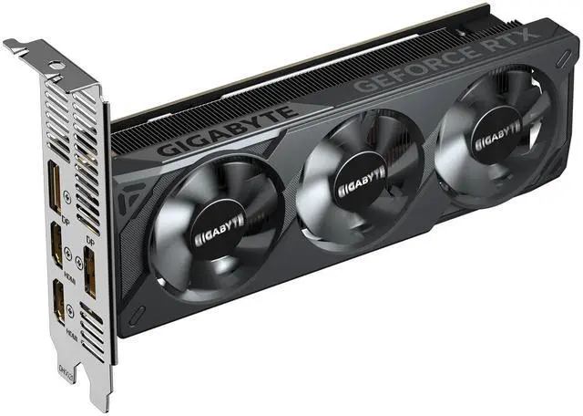 GIGABYTE Low Profile GeForce RTX 5050 8GB GDDR6 PCI Express 5 0 x8 Low Profile Graphics Card GV N5050OC 8GL