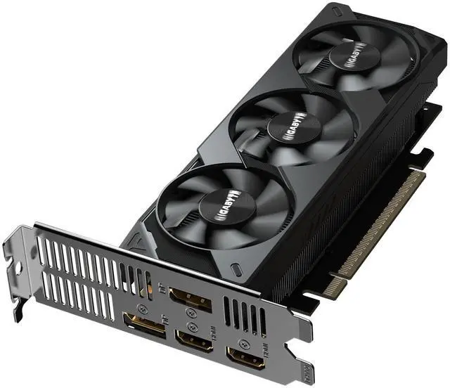 GIGABYTE Low Profile GeForce RTX 5050 8GB GDDR6 PCI Express 5 0 x8 Low Profile Graphics Card GV N5050OC 8GL