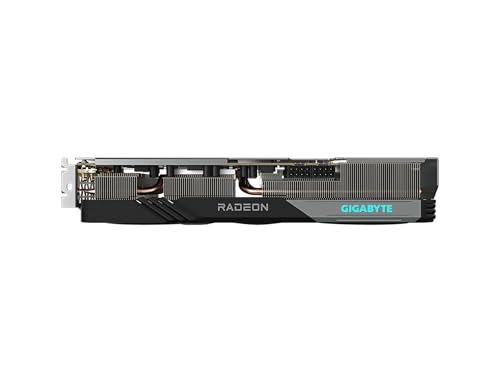 GIGABYTE Radeon RX 7600 XT Gaming OC 16G Tarjeta gráfica, 3 ventiladores WINDFORCE de 16 GB 128 bits GDDR6, tarjeta de video GV-R76XTGAMING OC-16GD