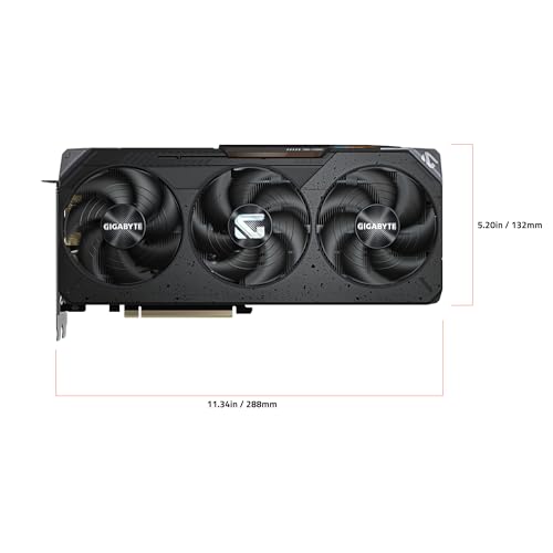GIGABYTE Radeon RX 9070 Gaming OC 16G Graphics Card  PCIe 5 0  16GB GDDR6  GV R9070GAMING OC 16GD Video Card