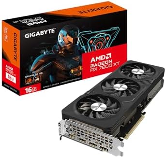 GIGABYTE Tarjeta gráfica Radeon RX 9060 XT Gaming OC 16G, PCIe 5.0, 16GB GDDR6, GV-R9060XTGAMING OC-16GD Tarjeta de video