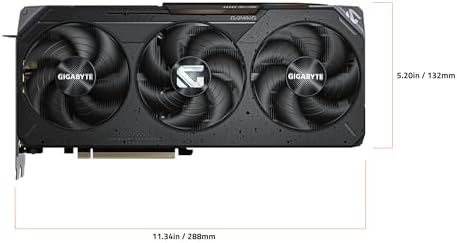 GIGABYTE Radeon RX 9070 XT Gaming OC 16G Graphics Card  PCIe 5 0  16GB GDDR6  GV R9070XTGAMING OC 16GD Video Card