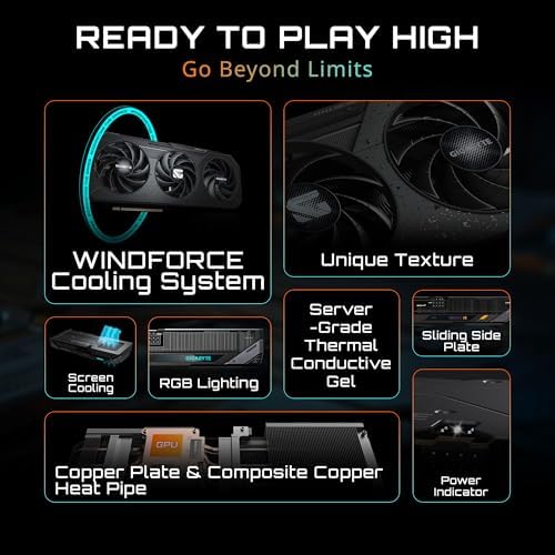 GIGABYTE Radeon RX 9060 XT Gaming OC 16G Graphics Card  PCIe 5 0  16GB GDDR6  GV R9060XTGAMING OC 16GD Video Card