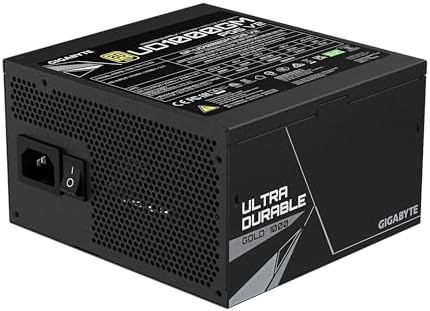 GIGABYTE UD1000GM PG5 V2 1000W 80 Plus Gold Certified   PCIe5 1 Ready   ATX3 1   Fully Modular Power Supply  UD1000GM PG5 V2