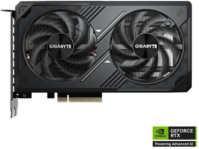 GIGABYTE WINDFORCE GeForce RTX 5060 8GB GDDR7 PCI Express 5 0 ATX Graphics Card GV N5060WF2 8GD