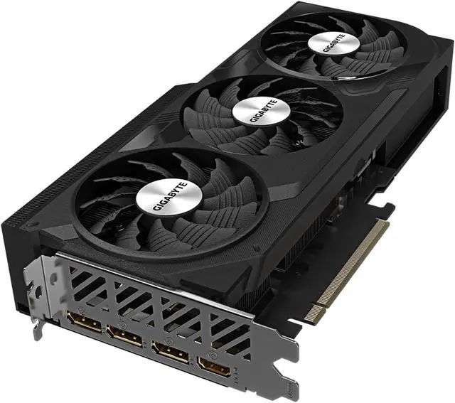GIGABYTE WINDFORCE GeForce RTX 4070 12GB GDDR6X PCI Express 4 0 x16 ATX Graphics Card GV N4070WF3OC 12GD
