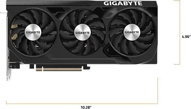 GIGABYTE WINDFORCE GeForce RTX 4070 12GB GDDR6X PCI Express 4 0 x16 ATX Graphics Card GV N4070WF3OC 12GD