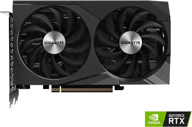 GIGABYTE WINDFORCE OC GeForce RTX 3060 12GB GDDR6 PCI Express 4 0 x16 ATX Graphics Card GV N3060WF2OC 12GD REV2 0