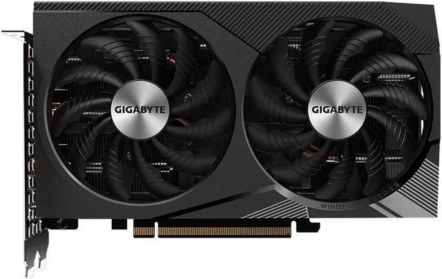 GIGABYTE WINDFORCE OC GeForce RTX 3060 12GB GDDR6 PCI Express 4 0 x16 ATX Graphics Card GV N3060WF2OC 12GD