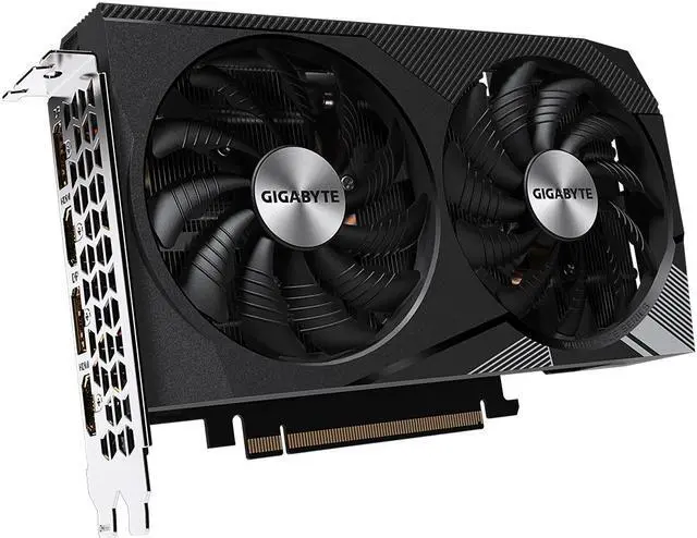 GIGABYTE WINDFORCE OC GeForce RTX 3060 12GB GDDR6 PCI Express 4 0 x16 ATX Graphics Card GV N3060WF2OC 12GD