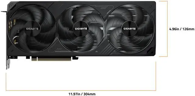 GIGABYTE WindForce GeForce RTX 5070 Ti 16GB GDDR7 PCI Express 5 0 ATX Graphics Card GV N507TWF3OC 16GD