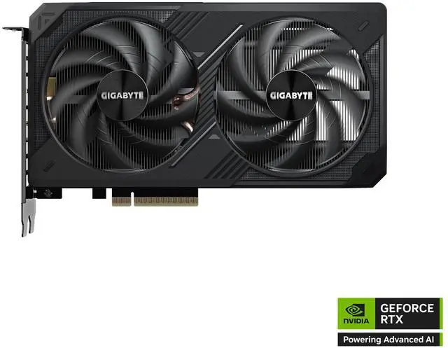 GIGABYTE WindForce GeForce RTX 5060 Ti 16GB GDDR7 PCI Express 5 0 x8 ATX Graphics Card GV N506TWF2 16GD