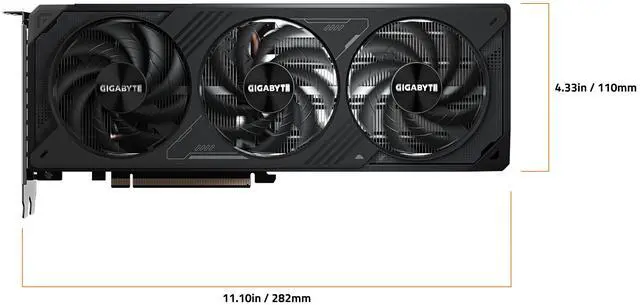 GIGABYTE WindForce GeForce RTX 5070 12GB GDDR7 PCI Express 5 0 ATX Graphics Card GV N5070WF3 12GD