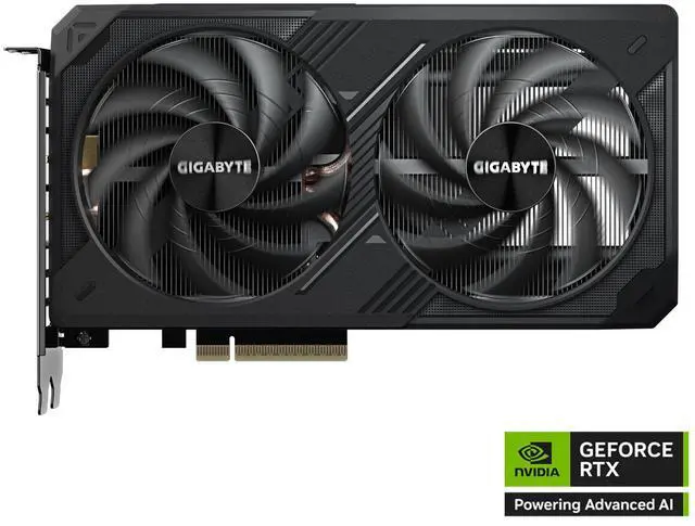 GIGABYTE WindForce GeForce RTX 5060 Ti 16GB GDDR7 PCI Express 5 0 x8 ATX Graphics Card GV N506TWF2OC 16GD