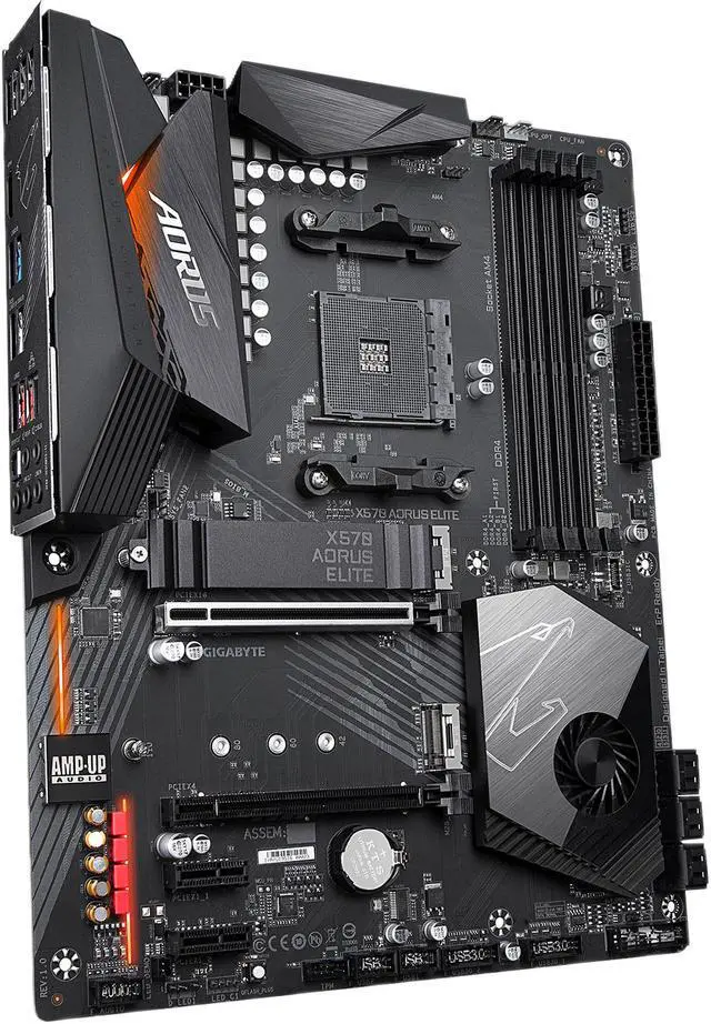 GIGABYTE X570 AORUS ELITE AMD Ryzen 3000 PCIe 4 0 SATA 6Gb/s USB 3 2 AMD X570 ATX Motherboard