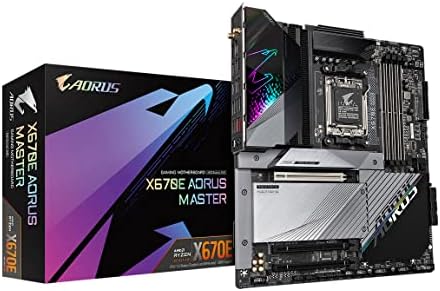 GIGABYTE X870E AORUS Master X3D ICE AMD AM5 LGA 1718 ATX Motherboard  Supports AMD Ryzen 9000/8000/7000 Series Processors  DDR5  18 2 2 Power Phase  5X M 2  PCIe 5 0  WIFI7  10GbE  5 Year Warranty