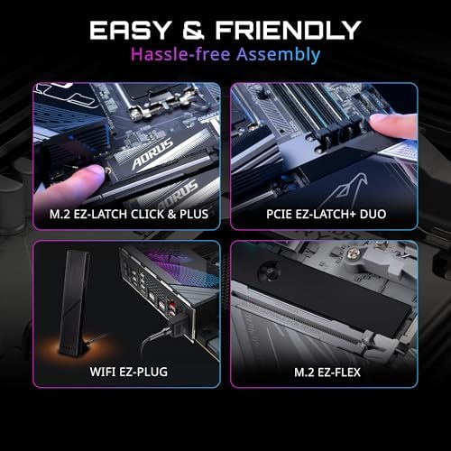 GIGABYTE X870E AORUS Master X3D ICE AMD AM5 LGA 1718 ATX Motherboard  Supports AMD Ryzen 9000/8000/7000 Series Processors  DDR5  18 2 2 Power Phase  5X M 2  PCIe 5 0  WIFI7  10GbE  5 Year Warranty