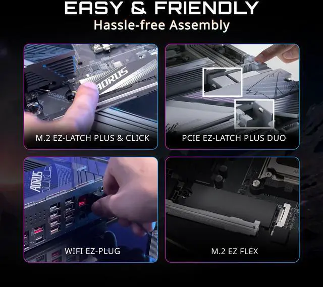 GIGABYTE X870E AORUS XTREME X3D AI TOP AMD AM5 LGA 1718  E ATX  Supports AMD Ryzen 9000/8000/7000 Series Processors  DDR5  24 2 2 Total Power Phase  5x M 2  PCIe 5 0  USB4 Type C  WIFI7  Dual 10GbE  PCIe EZ Latch  Duo  5 Year Warranty