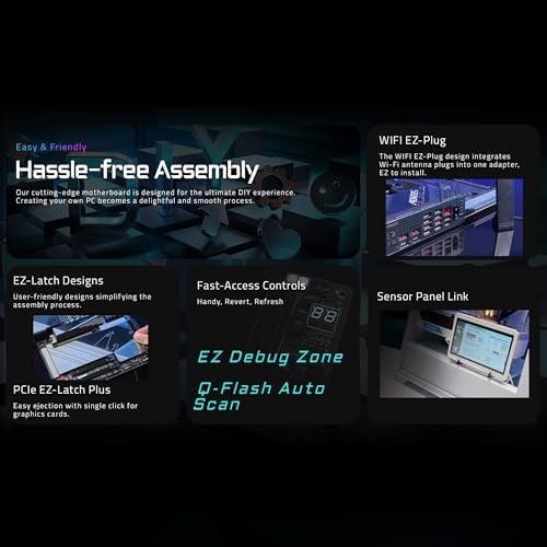 GIGABYTE X870 AORUS Elite WIFI7 AMD AM5 LGA 1718 Motherboard  ATX  DDR5  4X M 2  PCIe 5 0  USB4  WIFI7  2 5GbE LAN  EZ Latch  5 Year Warranty