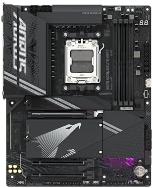 GIGABYTE X870 AORUS Elite WIFI7 AMD AM5 LGA 1718 Motherboard  ATX  DDR5  4X M 2  PCIe 5 0  USB4  WIFI7  2 5GbE LAN  EZ Latch  5 Year Warranty
