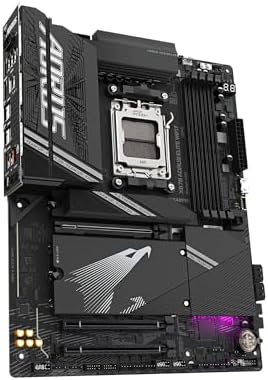 GIGABYTE X870 AORUS Elite WIFI7 AMD AM5 LGA 1718 Motherboard  ATX  DDR5  4X M 2  PCIe 5 0  USB4  WIFI7  2 5GbE LAN  EZ Latch  5 Year Warranty