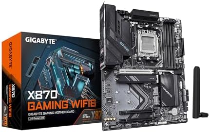 GIGABYTE X870 AORUS Stealth Reverse Connect ATX Motherboard  Support AMD Socket AM5 Processors  DDR5  16 2 2 Power Phase  4X M 2  PCIe 5 0  USB4  WIFI7  5GbE  PCIe EZ Latch Plus  5 Year Warranty