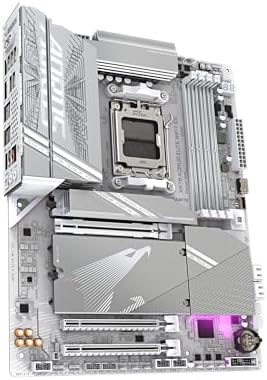 GIGABYTE X870 AORUS Elite WIFI7 ICE AMD AM5 LGA 1718 Placa base, ATX, DDR5, 4X M.2, PCIe 5.0, USB4, WIFI7, LAN de 2.5GbE, EZ-Latch