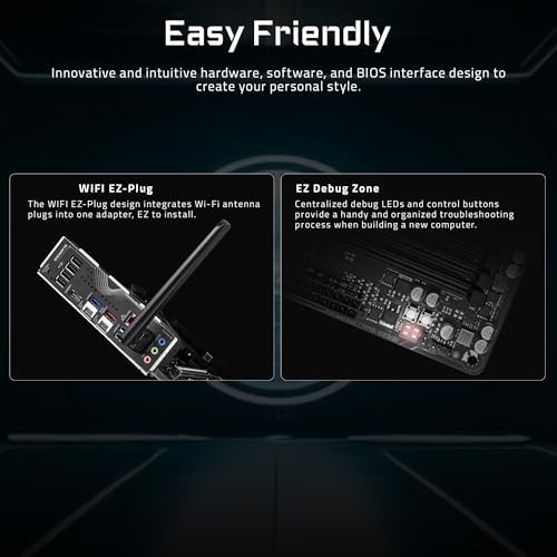 GIGABYTE X870 Eagle WIFI7 AMD AM5 LGA 1718 Motherboard  ATX  DDR5  4X M 2  PCIe 5 0  USB4  WIFI7  2 5GbE LAN  EZ Latch  5 Year Warranty