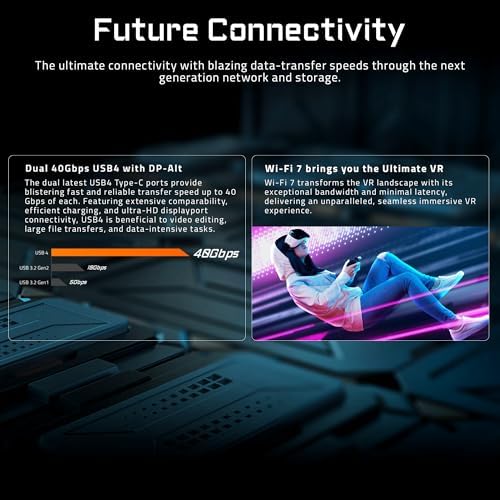 GIGABYTE X870 Eagle WIFI7 AMD AM5 LGA 1718 Motherboard  ATX  DDR5  4X M 2  PCIe 5 0  USB4  WIFI7  2 5GbE LAN  EZ Latch  5 Year Warranty