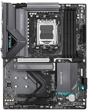 GIGABYTE X870 Eagle WIFI7 AMD AM5 LGA 1718 Motherboard  ATX  DDR5  4X M 2  PCIe 5 0  USB4  WIFI7  2 5GbE LAN  EZ Latch  5 Year Warranty