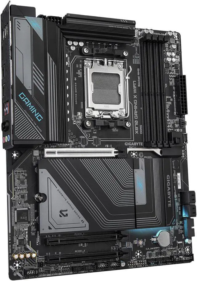GIGABYTE X870 GAMING X WIFI7 AM5 LGA 1718, ATX, DDR5, 4x M.2, PCIe 5.0, USB4, Wi-Fi 7, LAN 2.5GbE, EZ-Latch, 5 años de garantía