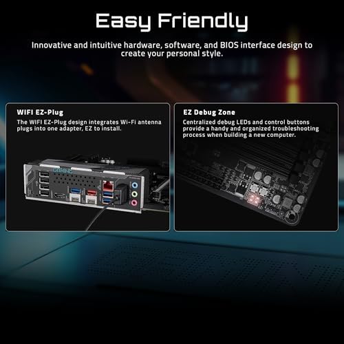 GIGABYTE X870 Gaming WIFI6 AMD AM5 LGA 1718 Motherboard  ATX  DDR5  3X M 2  PCIe 5 0  USB4  WiFi 6  2 5GbE LAN  EZ Latch  5 Year Warranty