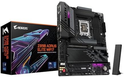 GIGABYTE Z790 AORUS Elite AX  LGA 1700/ Intel Z790/ ATX/ DDR5/ Quad M 2/ PCIe 5 0/ USB 3 2 Gen2X2 Type C/Intel WiFi 6E/ 2 5GbE LAN/Q Flash Plus/PCIe EZ Latch/Gaming Motherboard 