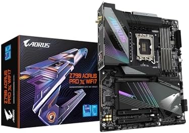 GIGABYTE Z790 AORUS Elite AX  LGA 1700/ Intel Z790/ ATX/ DDR5/ Quad M 2/ PCIe 5 0/ USB 3 2 Gen2X2 Type C/Intel WiFi 6E/ 2 5GbE LAN/Q Flash Plus/PCIe EZ Latch/Gaming Motherboard 
