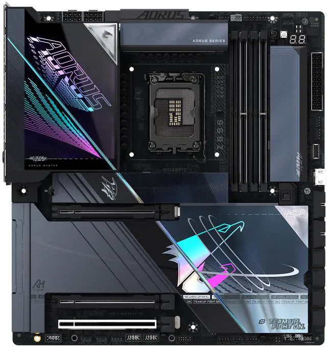 Placa base GIGABYTE Z890 AORUS MASTER AI TOP Intel Core Ultra (Serie 2) LGA 1851, E-ATX, DDR5, 4x M.2, PCIe 5.0, Thunderbolt 4, WIFI7, LAN 10GbE, EZ-Latch