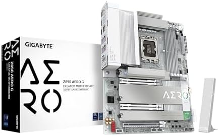 GIGABYTE Z890 AORUS PRO ICE Intel Core Ultra  Series 2  LGA 1851 Motherboard  ATX  DDR5  5X M 2  PCIe 5 0  Thunderbolt 4  WIFI7  5GbE LAN  EZ Latch