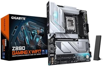GIGABYTE Z890 Eagle WIFI7 Intel Core Ultra  Series 2  LGA 1851 Motherboard  ATX  DDR5  4X M 2  PCIe 5 0  USB4  WIFI7  2 5GbE LAN  EZ Latch