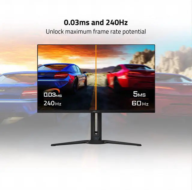 GIGABYTE   AORUS FO32U2   32" QD OLED Gaming Monitor   UHD 3840x2160   240Hz   0 03ms GTG   AMD FreeSync Premium Pro   Type C KVM   HDMI  DP  Type C   Height Adjustable   Black