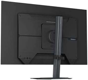 GIGABYTE   GO27Q24G   27 W OLED Gaming Monitor   QHD 2560 x 1440 240Hz   0 03ms GTG   AMD FreeSync Premium  G SYNC Compatible   HDMI  DP  Type C   Height and Tilt Adjustable   Black