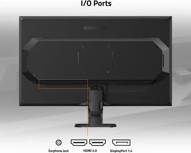GIGABYTE   GS27QA SA   27" IPS Gaming Monitor   QHD 2560x1440   180Hz   1ms MPRT   AMD FreeSync   HDMI  DP   Black